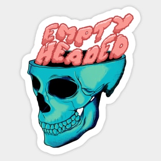 Empty Headed Sticker